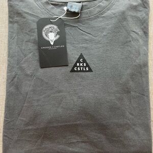 Crooks & Castles Gray Short Sleeve Tee